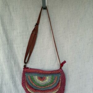 The Sak Multicolor Beaded Crossbody Bag